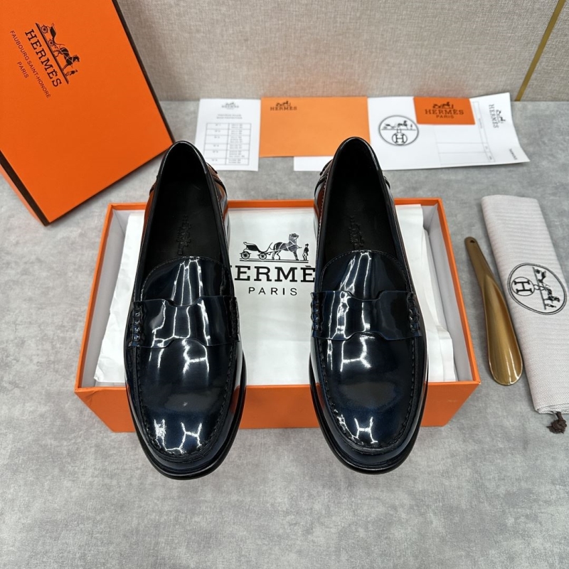 H**mes leather shoes